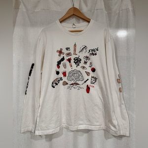 Portugal The Man long sleeve white t-shirt